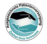 [Translate to Türkçe:] Siegel - Ausgezeichnete Patientenversorgung