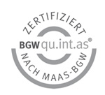 [Translate to Türkçe:] Siegel - BWG, Zertifiziert nach Maas